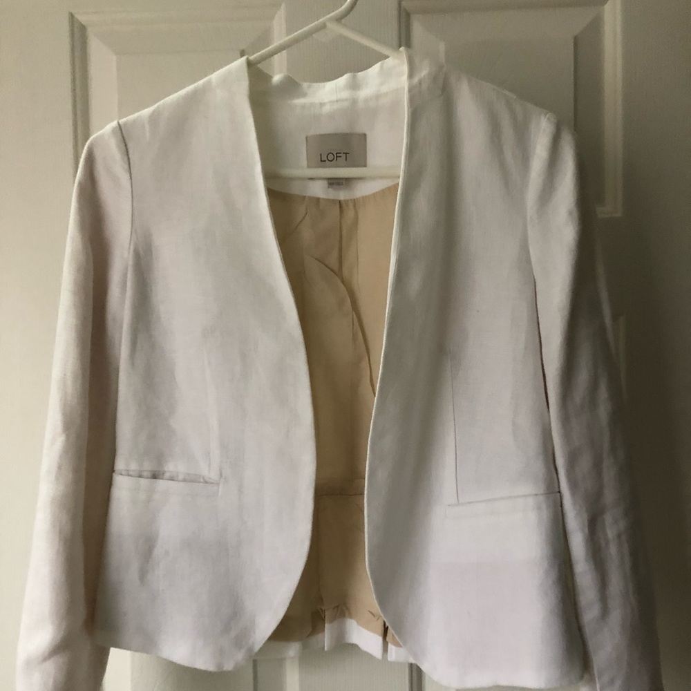 White blazer